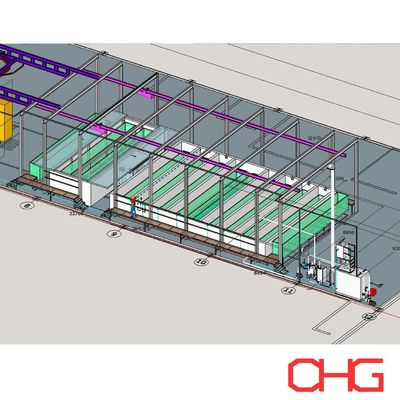 ভালো দাম অ্যালুমিনিয়াম প্রোফাইলের পৃষ্ঠতল প্রস্তুতি প্রদানের জন্য ডাম্পিং প্রাক চিকিত্সা লাইন অনলাইন
