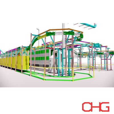 ভালো দাম ইলেক্ট্রোফোরেসিস/ইলেক্ট্রোফোরেটিক কেটিএল/ইপিডি লেপ বিভাগের জন্য প্রিট্রিটমেন্ট লাইন লেপ উত্পাদন লাইন অনলাইন