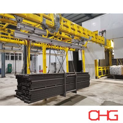 স্ট্রাকচারাল পার্টস স্বয়ংক্রিয় লেপ মেশিন সহ তরল পেইন্টিং উত্পাদন লাইন