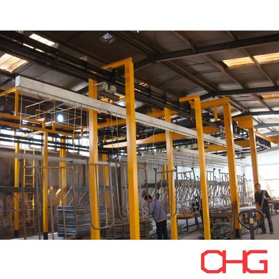 পিভিসি স্প্রে বুথের সাথে স্বয়ংক্রিয় পাউডার লেপ উত্পাদন লাইন কাস্টমাইজযোগ্য মোট ওজন প্যাকেজ