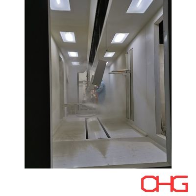 লেপ সিস্টেমের জন্য একক রেল ওভারহেড কনভেয়র পাউডার লেপ উত্পাদন লাইন