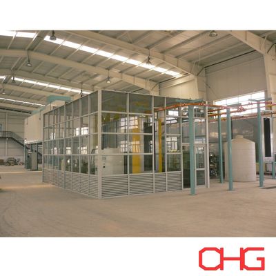 স্টেইনলেস স্টীল পিভিসি পিপি পাউডার লেপ সরঞ্জাম জন্য স্বয়ংক্রিয় লেপ বুথ