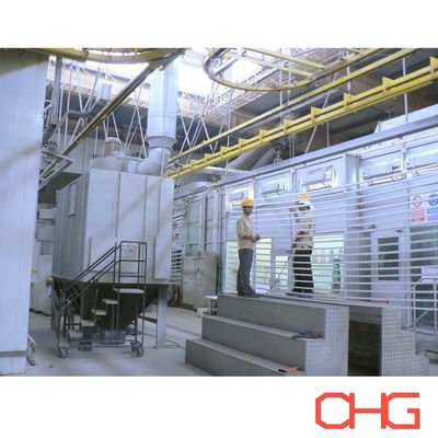 পিএলসি কন্ট্রোল অটোমেটিক পাউডার লেপ উত্পাদন লাইন অ্যালুমিনিয়াম প্রোফাইল জন্য