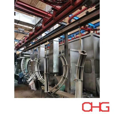 হার্ডওয়্যার স্প্রেিং সরঞ্জাম এবং পিএলসি কন্ট্রোল ইউনিট কনভেয়র ট্র্যাকের জন্য স্বয়ংক্রিয় পাউডার লেপ সিস্টেম