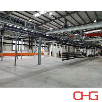 কাস্টমাইজড লেপ প্রয়োজনের জন্য ধাতব সাবস্ট্র্যাট পাউডার লেপ উত্পাদন লাইন