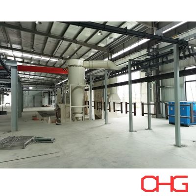 পাউডার লেপ উত্পাদন লাইন ধাতব অংশের জন্য লেপ সিস্টেম কাস্টমাইজেশন