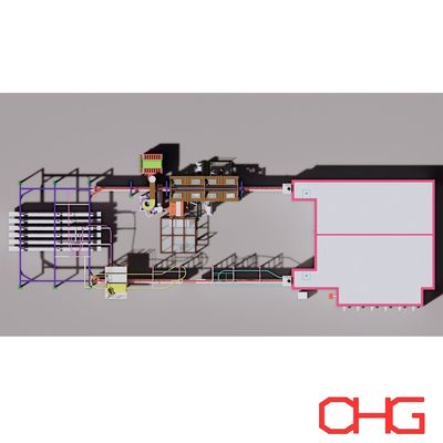 পিএলসি কন্ট্রোল ইউনিট এবং লেপ সরঞ্জাম সঙ্গে কাস্টমাইজড ইলেক্ট্রোস্ট্যাটিক পাউডার লেপ লাইন