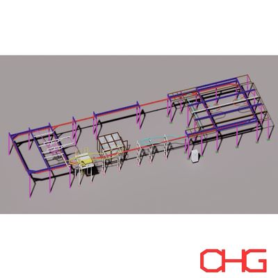 উচ্চ-কার্যকারিতা পাউডার লেপ লাইন স্বয়ংক্রিয় পাউডার লেপ সিস্টেম বিভিন্ন ধাতব অংশের জন্য একটি কাস্টম সমাধান অনুরোধ