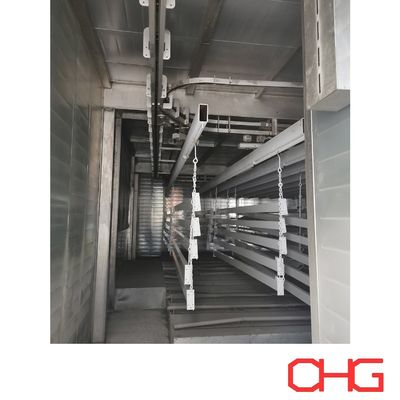 অ্যালুমিনিয়াম সাবস্ট্র্যাটের উপর কাস্টমাইজড কনভেয়র সিস্টেম পাউডার লেপ লাইন জন্য গাইড সরঞ্জাম ইনস্টলেশন এবং বিক্রয়োত্তর সেবা