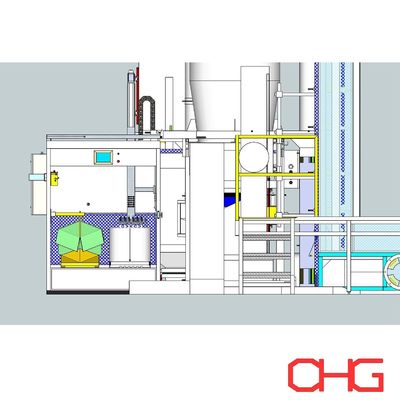 ক্লোজ সার্কিট সরঞ্জাম সহ পাউডার লেপ সিস্টেম ইলেক্ট্রোস্ট্যাটিক পাউডার সরবরাহ কেন্দ্র