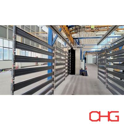 ধাতব তাক উপর পেশাদার পাউডার লেপ উত্পাদন লাইন জন্য ধাতব হার্ডওয়্যার স্প্রে সরঞ্জাম এবং পিপি স্প্রে বুথ