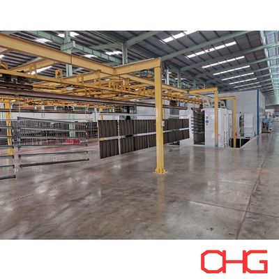 কাস্টমাইজেশন অ্যালুমিনিয়াম প্রোফাইলের জন্য পেশাদার ইলেক্ট্রোস্ট্যাটিক পাউডার লেপ লাইন উত্পাদিত