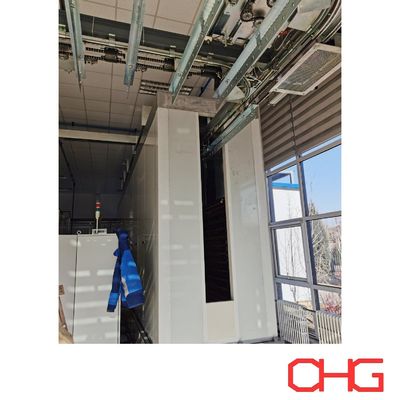 স্বয়ংক্রিয় স্প্রে প্রযুক্তি এবং স্থিতিশীল ওভারহেড কনভেয়র সিস্টেমের সাথে এমডিএফ এবং ধাতব বোর্ডের জন্য কাস্টম পাউডার লেপ লাইন