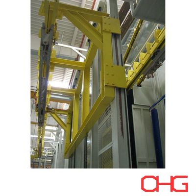 পিএলসি কন্ট্রোল পাউডার লেপ লিফটিং মেশিন লেপ উত্পাদন লাইন জন্য কাস্টমাইজযোগ্য